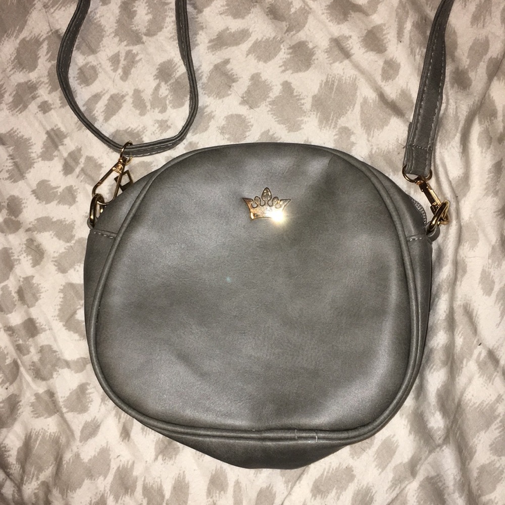 Grey crossbody bag